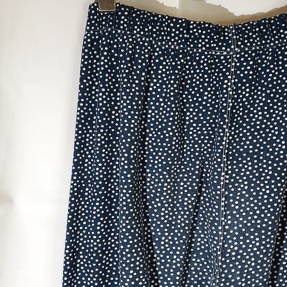 High Waisted Sleep/Loungewear Leggings, Blue and White - Size XLarge - Picture 8 of 13